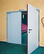 double door set fire proof and double skinned
